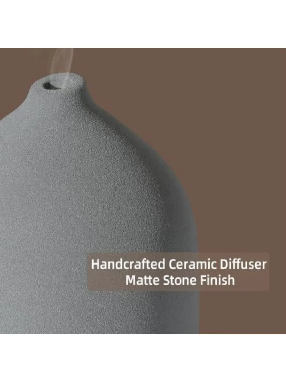 200ML Stone Ceramic Essential Oil Diffuser for Home, Aromatherapy & Relaxation